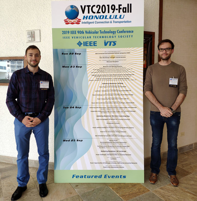 Two Papers at IEEE VTC 2019-Fall