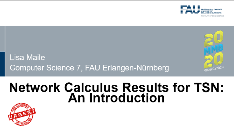 Presentation of current research at the WoNeCa2020