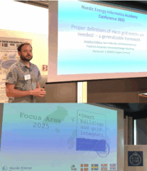 Jonathan Fellerer giving a presentation in the conference room