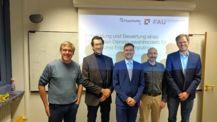 Group photo as part of the doctorate of M. Frei