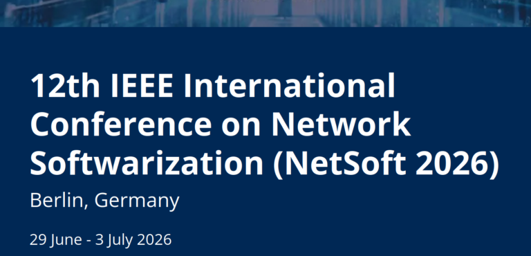 12th IEEE NetSoft Conference in Berlin
